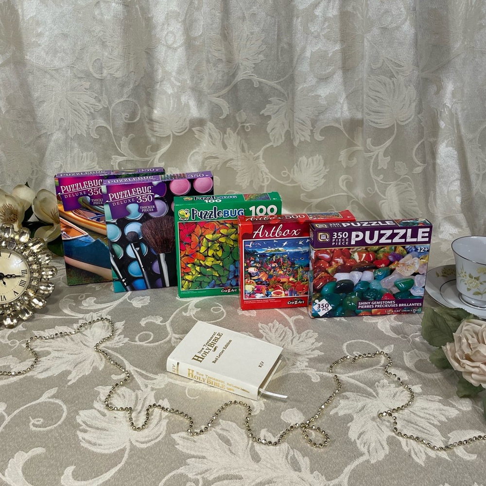 Assorted Puzzles | 100-500 Pieces | Puzzlebuge, Artbox, GamesHub | 6+, 9+, 12+